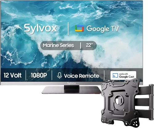 SYLVOX 22" Marine TV with Wall