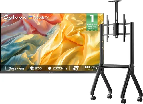 SYLVOX Outdoor TV with Rolling