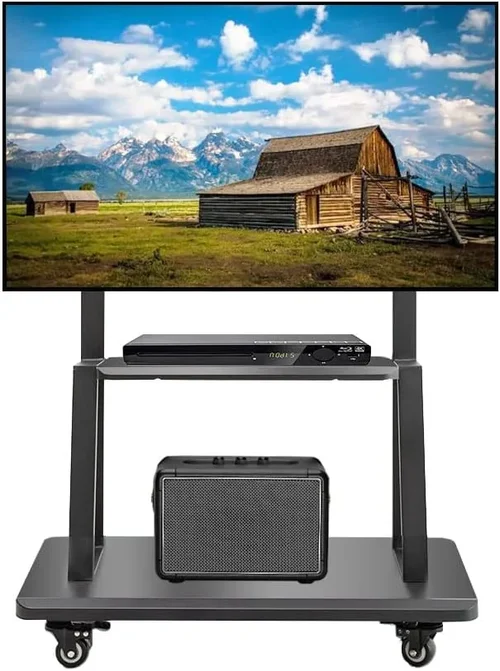 Mobile TV Stand,Rolling TVs Ca