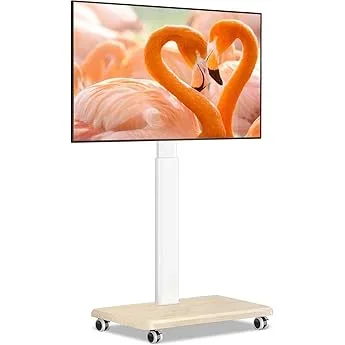 FITUEYES Rolling TV Stand for