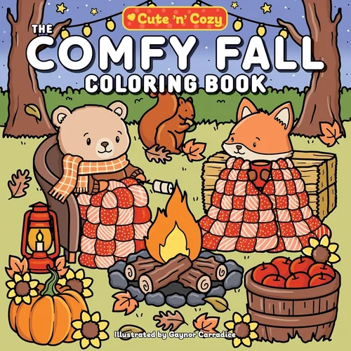 The Comfy Fall Coloring Book