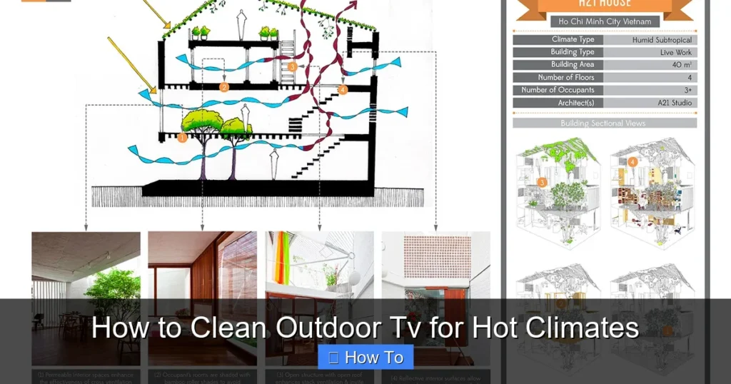 How to Clean Outdoor Tv for Hot Climates