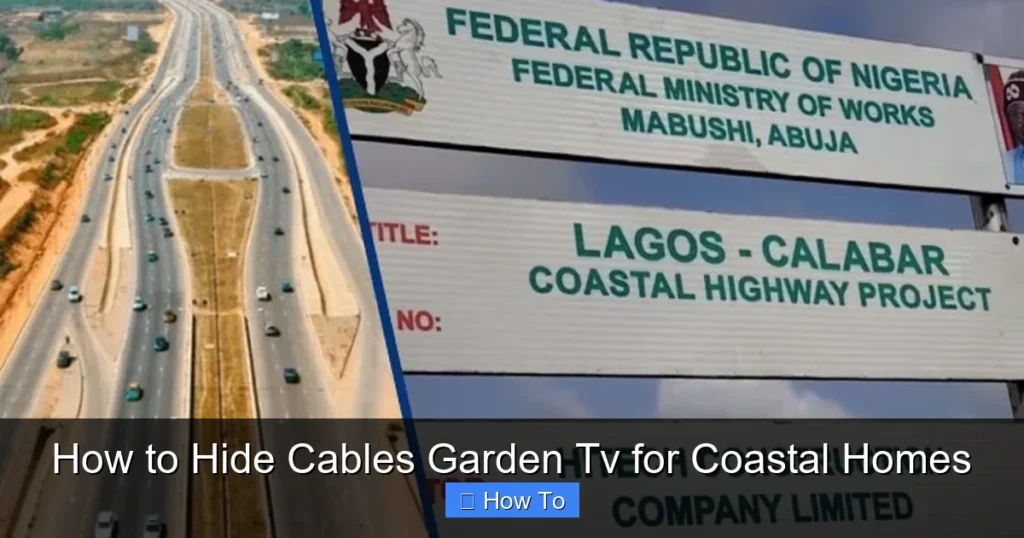 How to Hide Cables Garden Tv for Coastal Homes