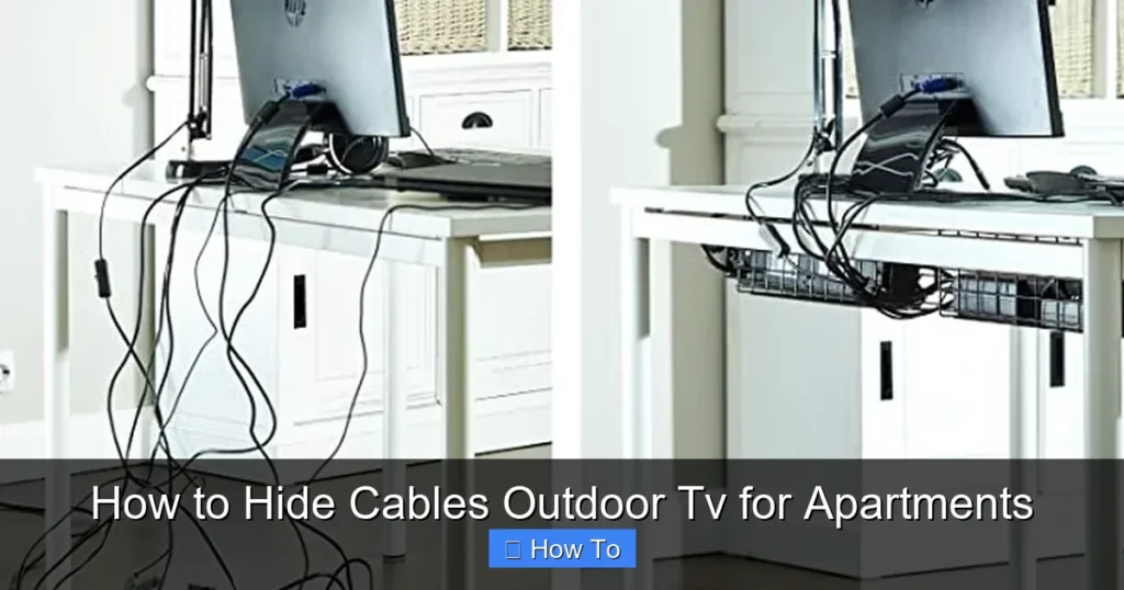 How to Hide Cables Outdoor Tv for Apartments