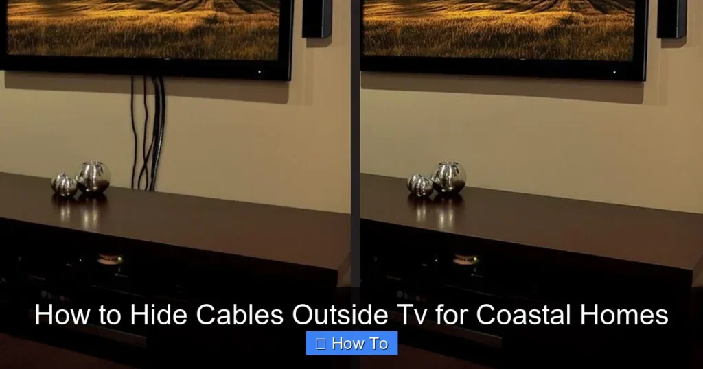How to Hide Cables Outside Tv for Coastal Homes
