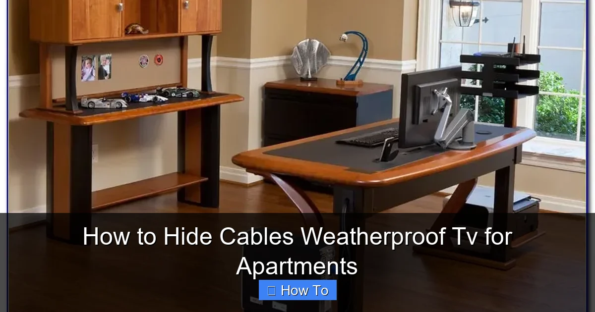 How to Hide Cables Weatherproof Tv for Apartments