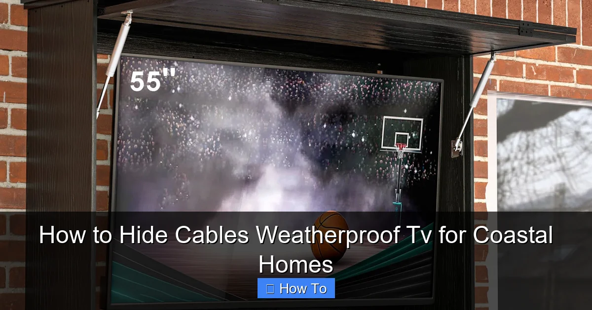 How to Hide Cables Weatherproof Tv for Coastal Homes