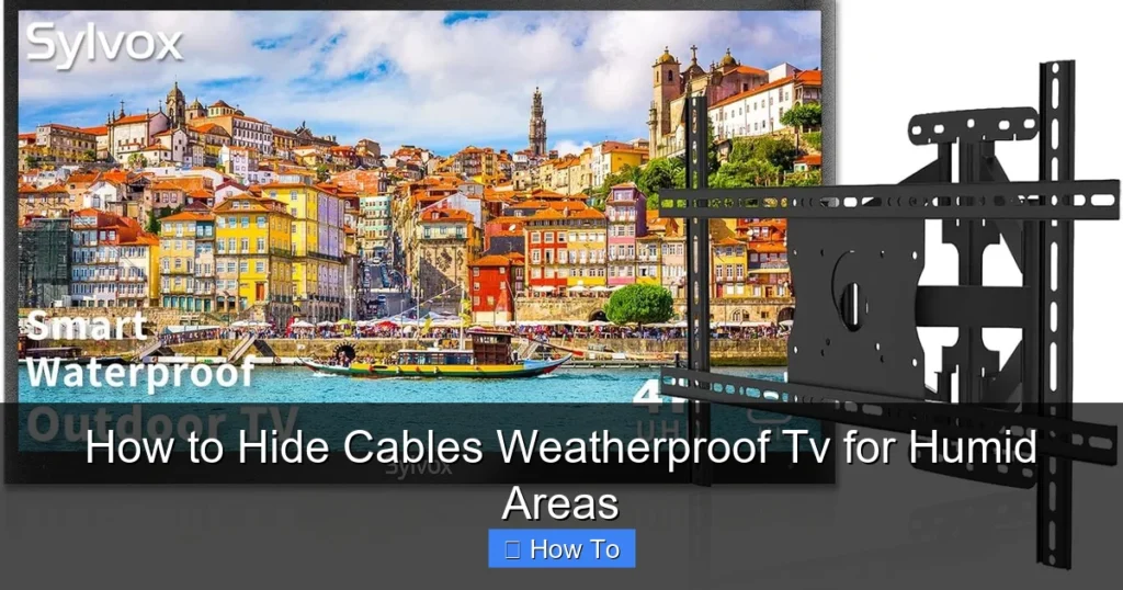 How to Hide Cables Weatherproof Tv for Humid Areas