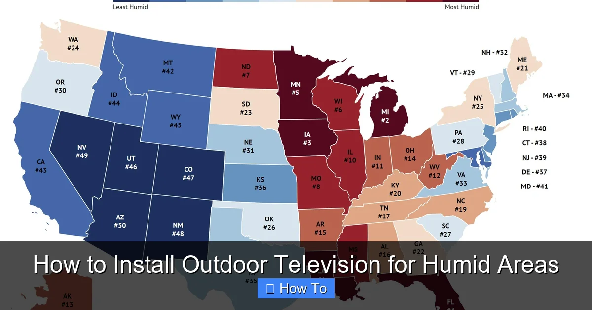 How to Install Outdoor Television for Humid Areas