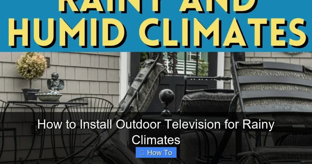 How to Install Outdoor Television for Rainy Climates