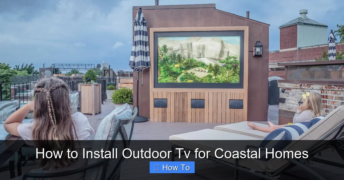 How to Install Outdoor Tv for Coastal Homes