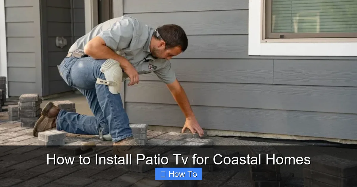 How to Install Patio Tv for Coastal Homes