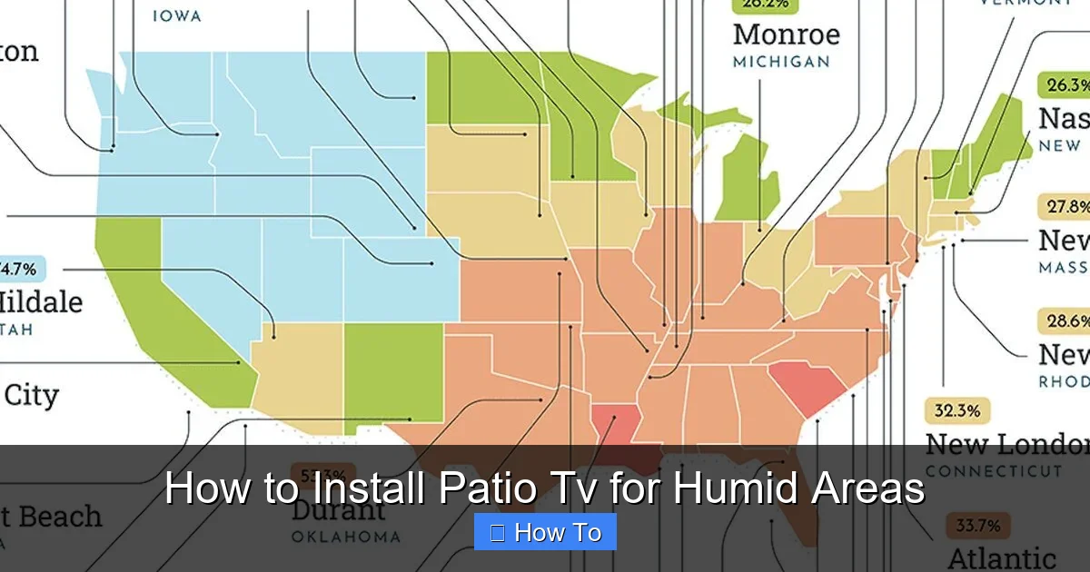 How to Install Patio Tv for Humid Areas