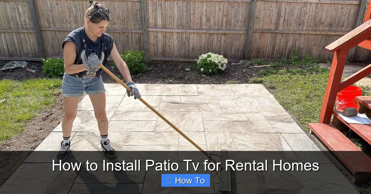 How to Install Patio Tv for Rental Homes