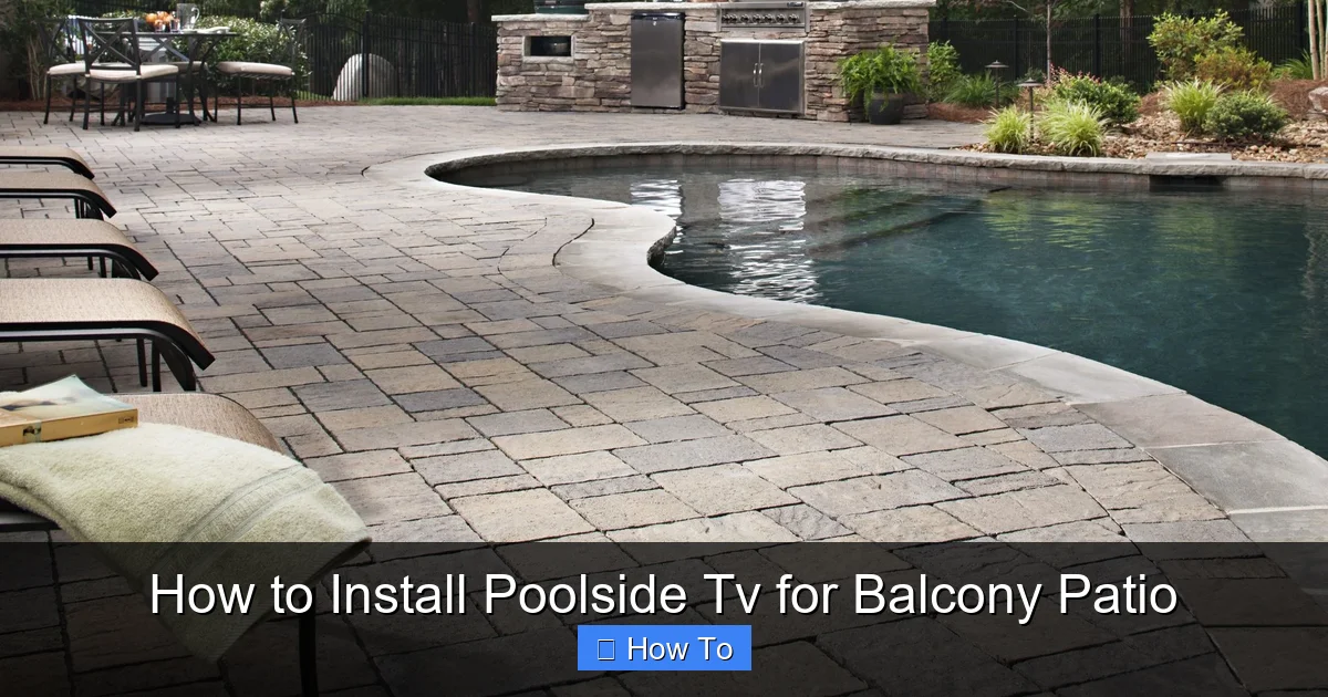 How to Install Poolside Tv for Balcony Patio